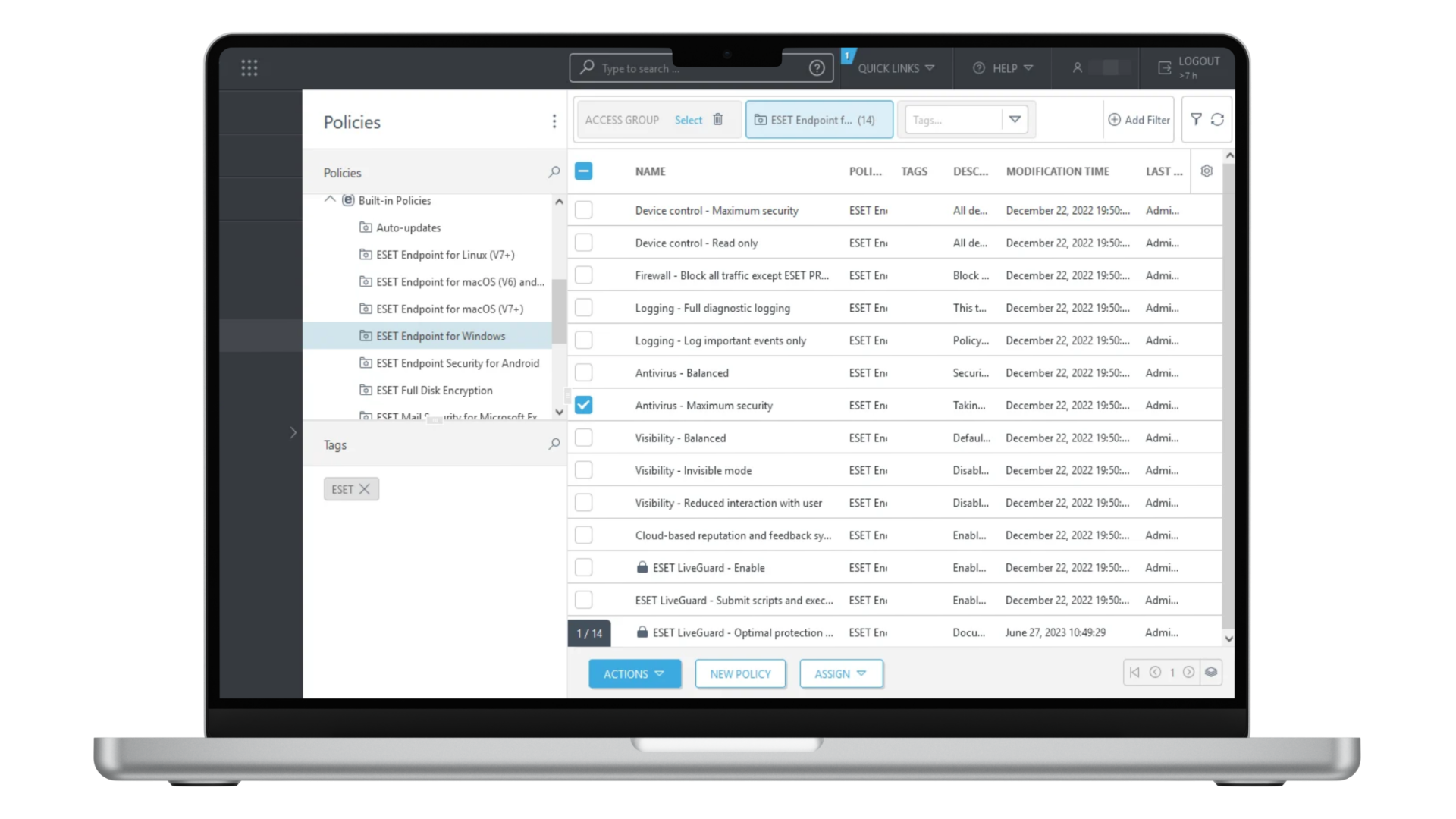 eset notebook mockup